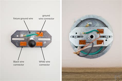 junction box hole plugs for ceiling light fixture|install ceiling light fixture box.